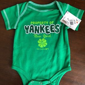 Genuine MLB Onesie: New York Yankees- St Patrick’s